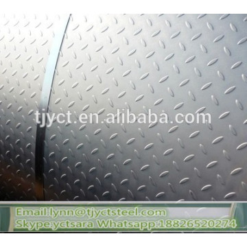 3003 Aluminium Checker Lauffläche Coil geprägte Aluminium Spule Preis